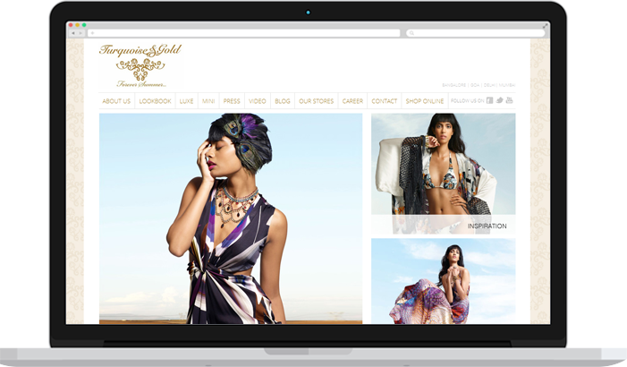 Turqouise & Gold - Luxury Resort and Beach Wear Clothes